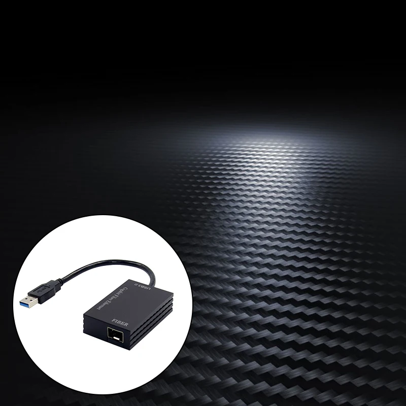 USB1000F-LX USB 3.0 Гигабитный оптоволоконный сетевой адаптер Ethernet Одномодовый 1310 Нм 10 км