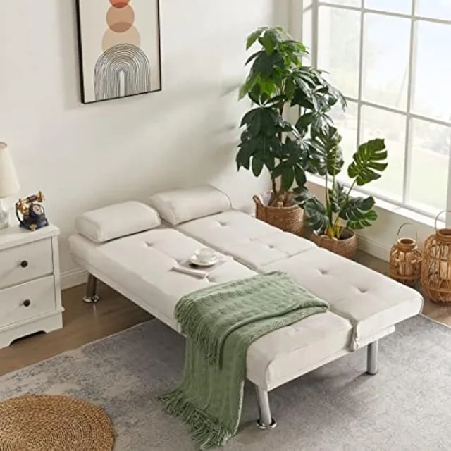Couch Bed,Convertible Folding Sofa with Armrest 3