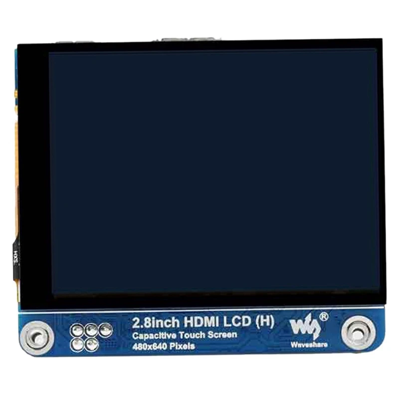 

Waveshare 2.8 Inch LCD Display HDMI Compatible 480X640 Capacitive Dual Touch Screen Display Display 4B 3B+/Jetson Nano