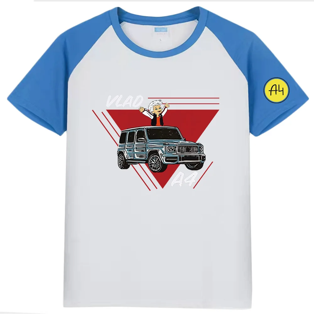 Children Clothing Girl Merch A4 T-shirt Summer Boys Graphic Tee Unisex Tshirt Kids Short Sleeves Мерч А4 Tees 100% Cotton Tops