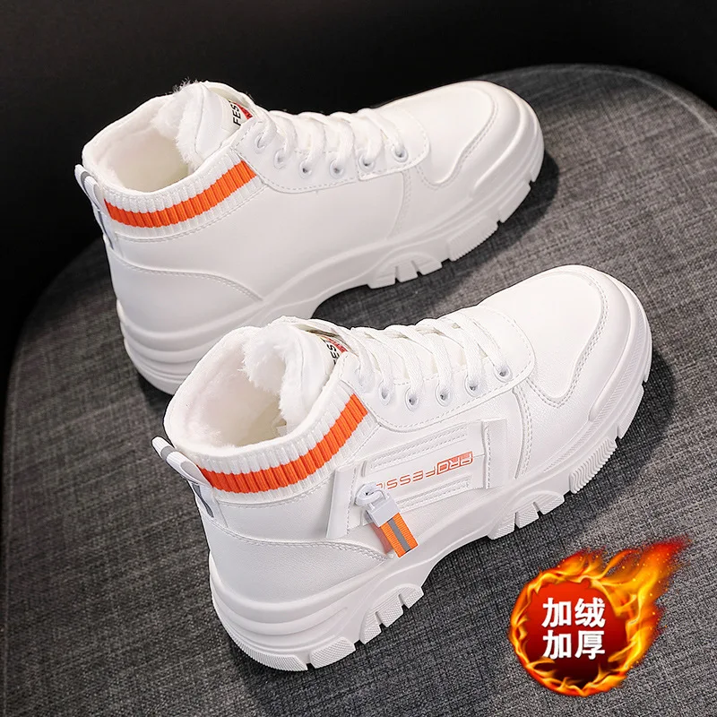 Women Winter Boots Ladies Snow Boots Lace Up Ankle Boots Female Non Slip Plush Fur Shoes Keep Warm Ankle Botas Plus Size 35-40