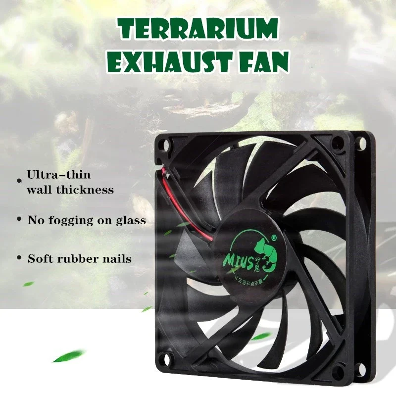 

New Aquarium Rainforest Hydroponics Exhaust Fan Air Extractor Terrarium Fish Tank Mini Ventilator Increase Oxygen Machine