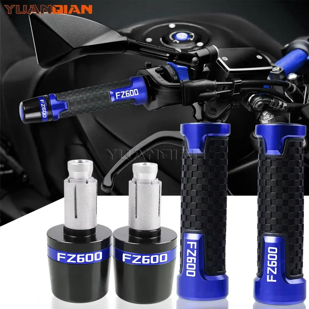 

Мотоциклетные аксессуары, резиновые ручки 7/8 дюйма 22 мм, ручной захват, крышка руля, Концевая заглушка для YAMAHA FZ600 FZ 600 1987 1988 1989