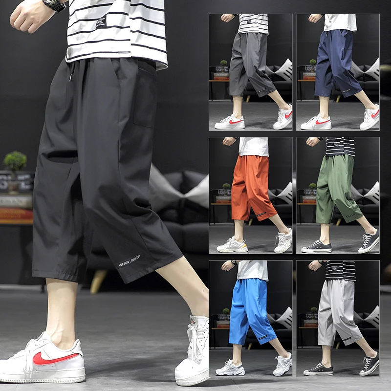 

2022 Summen Men Pants Calf Length Pants Size M-5XL Men's Casual Clothing