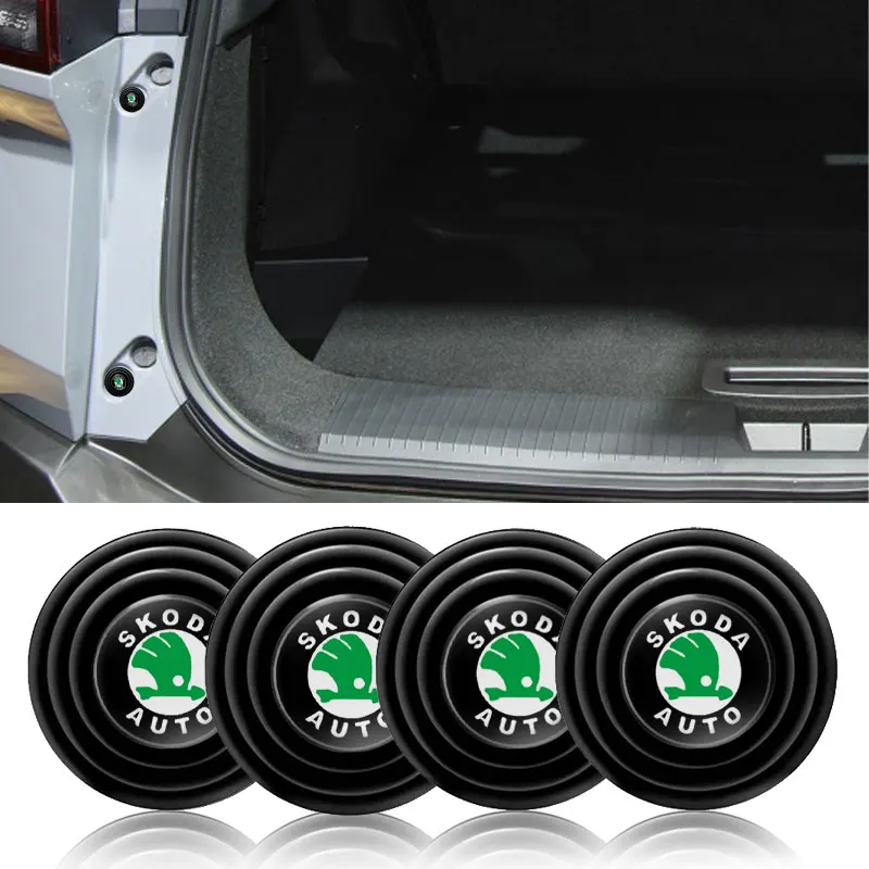 

New Car Door Shock Anti-collision Silicone Pad Soundproof Buffer For Skoda Octavia Fabia Kamiq Kapoq Kodiaq Rapid SCALA Superb