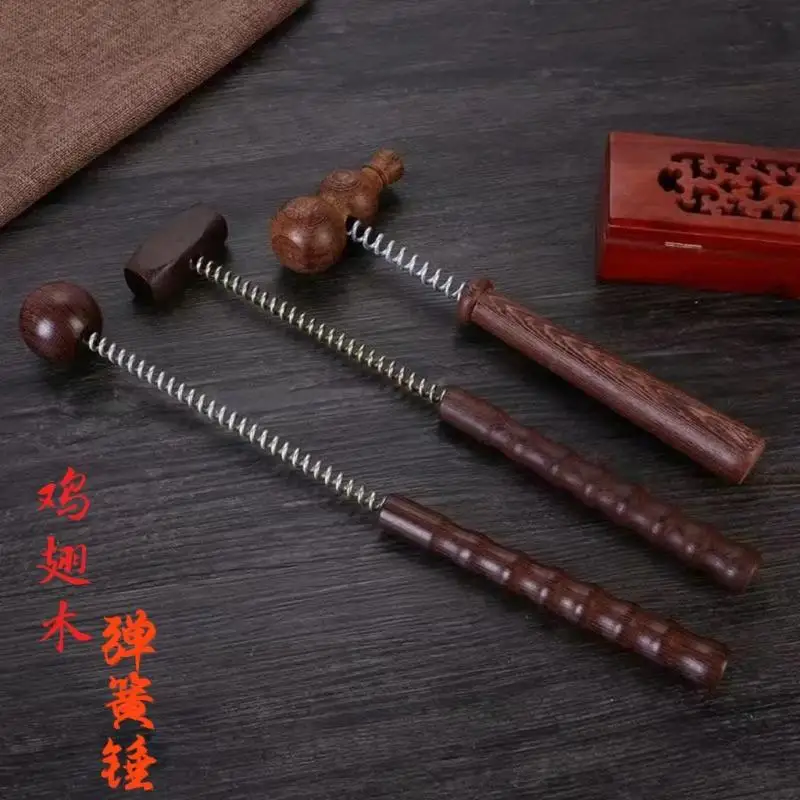 

1Pc Spring Massage Hammer Wooden Back Leg Knocking Massage Tool Manual Massage Cervical Vertebra Muscle Relaxation