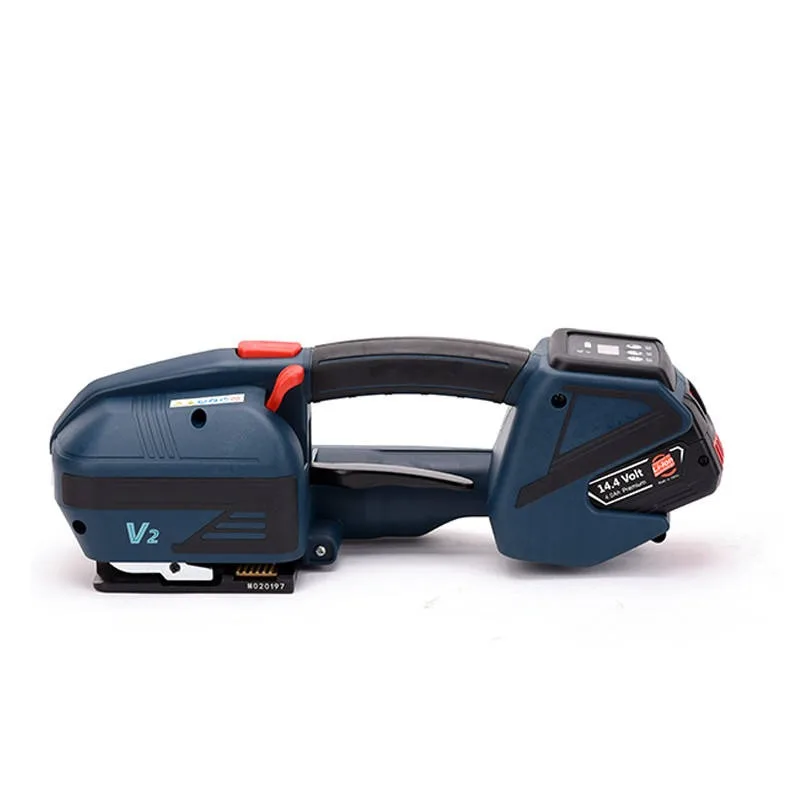 

Semi Automatic Battery Operated Carton Plastic Pet Packing Poly Bundle Tool Strapping Machine