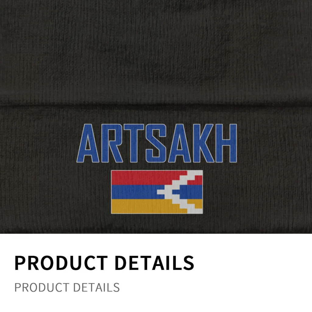 Флаг страны Арцах верхний принт мужская и женская вязаная шапка унисекс