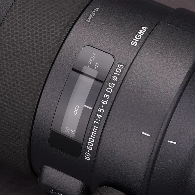 Для Sigma 60 600 мм Canon Skin 60-600 фотообъектив Обложка для EF-крепление наклейка на