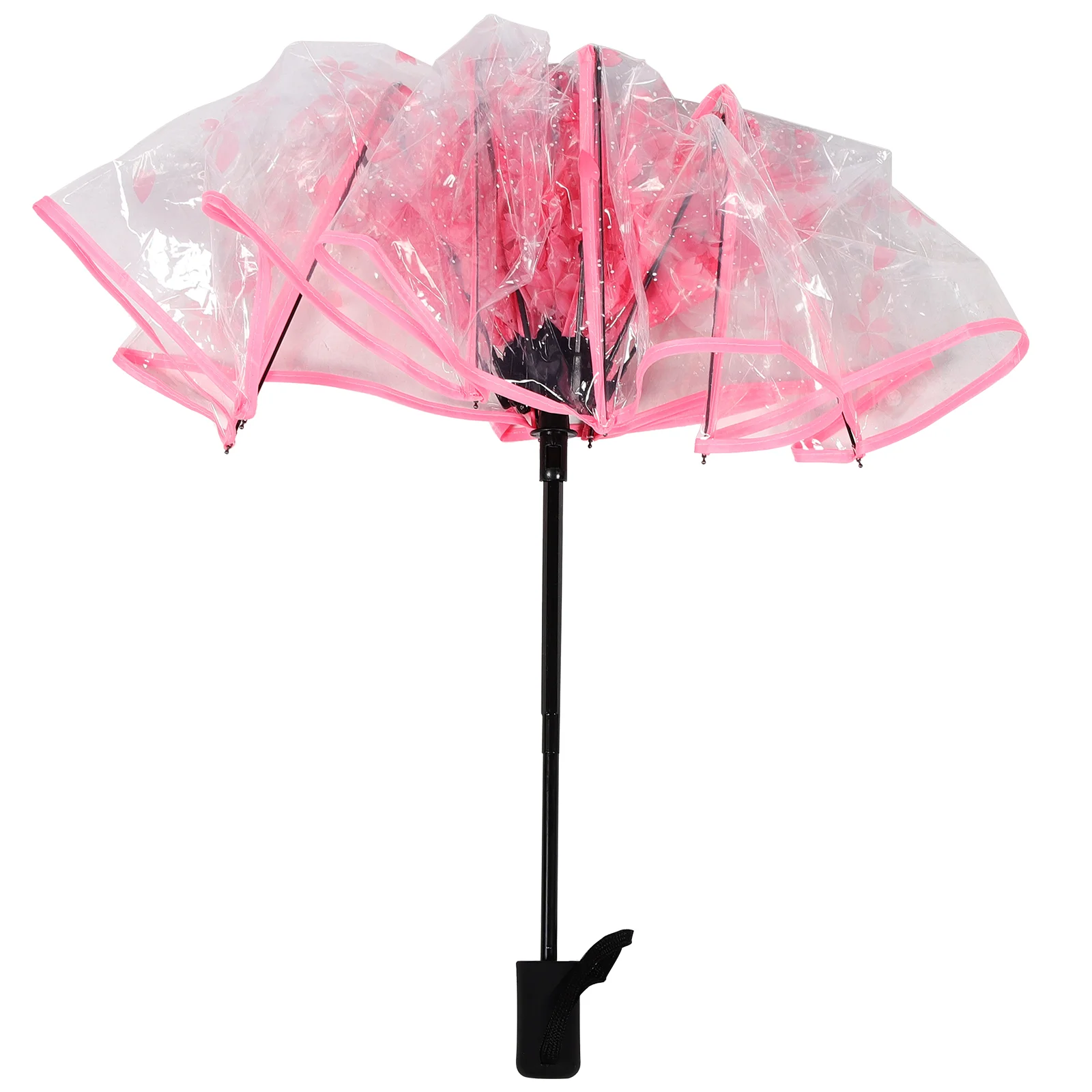 

Cherry Blossom Umbrella Transparent Umbrella Compact Umbrella Fashion Folding Umbrella