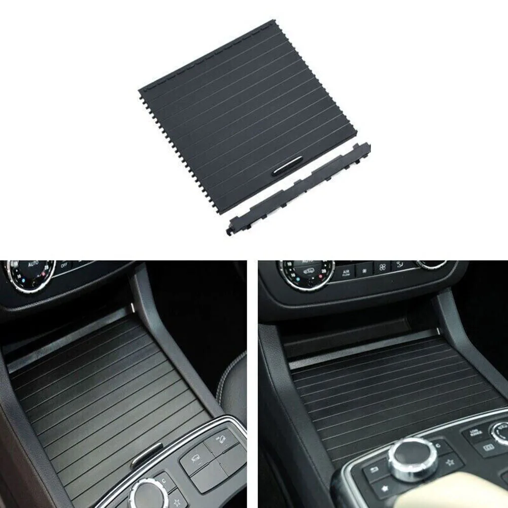 

Car Center Console Sliding Shutters Cup Holder Roller Blind Cover For Mercedes- For Benz ML GL GLE GLS Class W166 W292 2012-2019