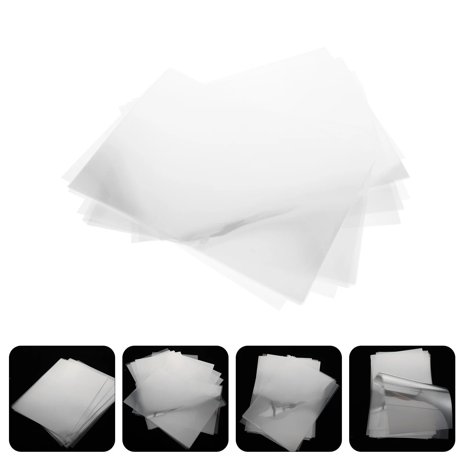 100 шт. прозрачная пленка бумага A4 светочувствительная для трафаретной печати
