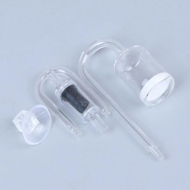 Мини-диффузоры CO2 Акриловые U-образные Трубки Для Аквариума Небольшой Рафинер