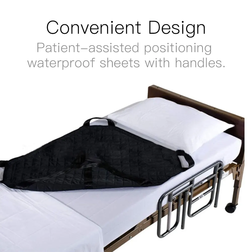 

Positioning Bed Pad Transfer Blanket With Handles Waterproof Reusable Sheet Patient Lifting Device