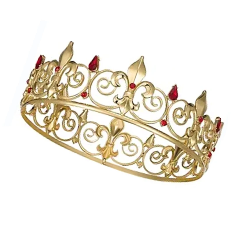 Роскошный обруч для волос мужчин день рождения шоу сценический костюм мужской