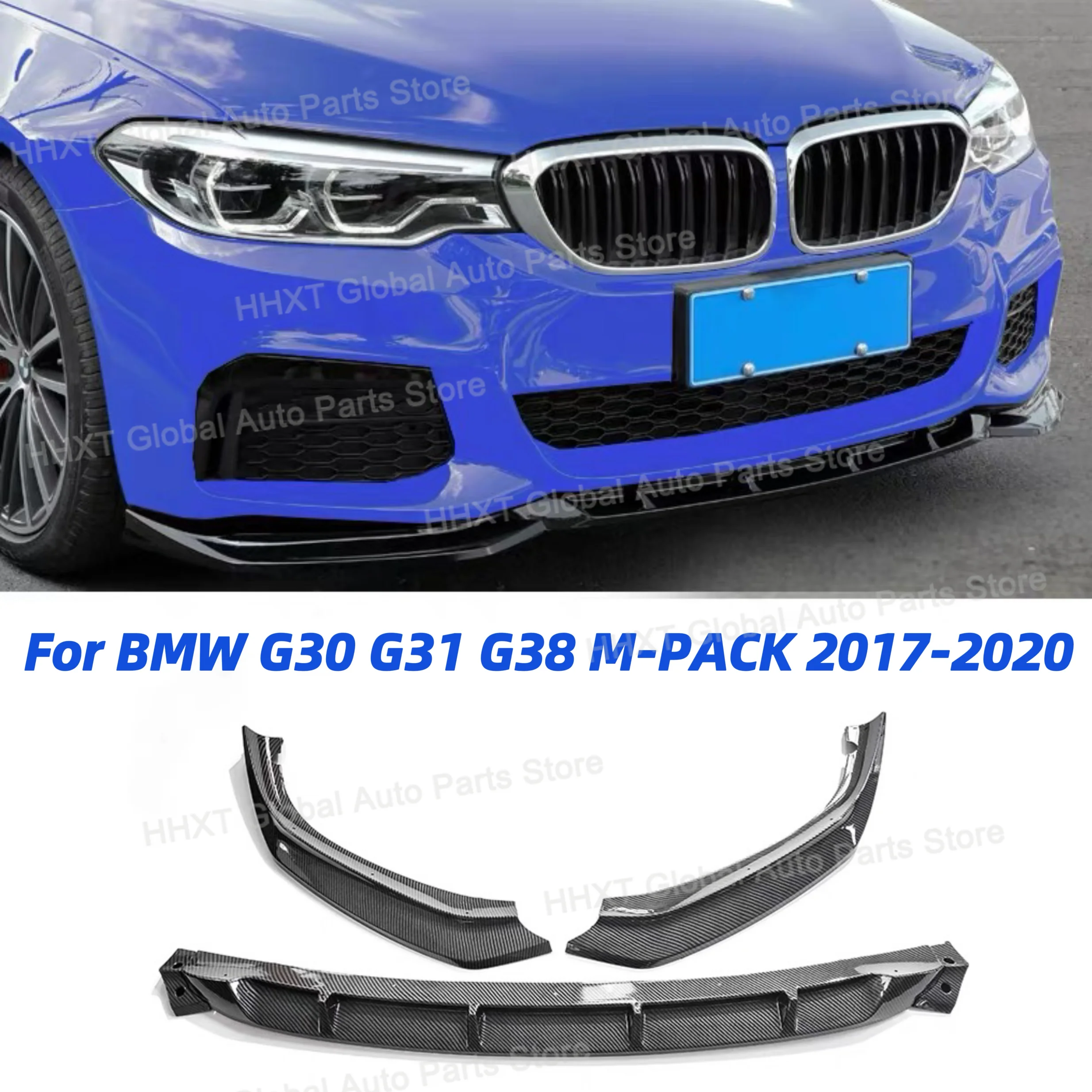 Разветвитель переднего бампера для BMW G30 G31 G38 M-PACK 2017-2020 диффузор съемный