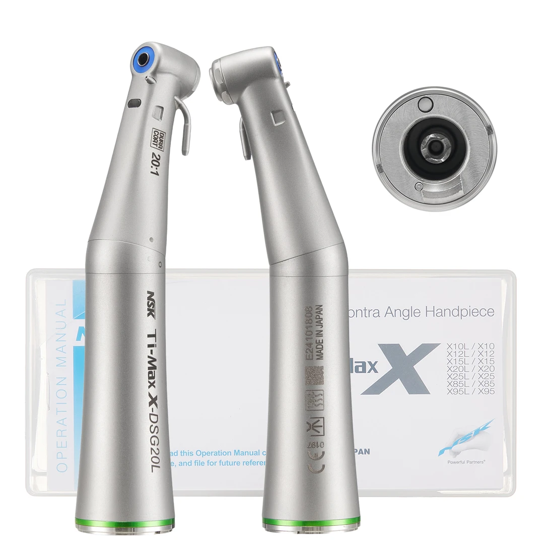 NSK Ti-Max DSG20L Оптическое волокно 20:1 Наконечник для имплантатов зубной хирургии