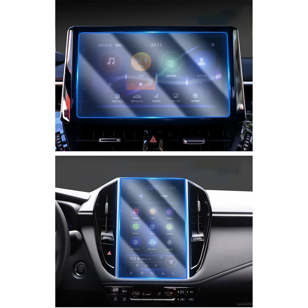 

Transparent Protective Film For COROLLA 2019-2021 Interior Accessories Car Center Console TPU Film Anti-scratch