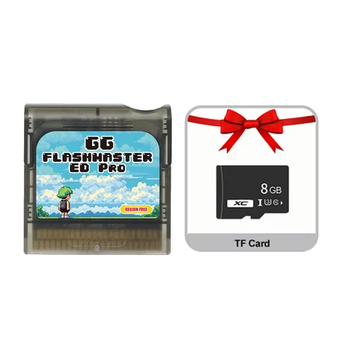Новое обновление 2025 года, игровая карта GG FlashMaster 1200 в 1 для игрового картриджа SEGA, картриджа GG с картой GB TF