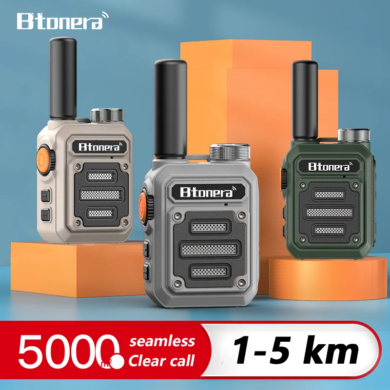 Портативная мини-рация BTONERA BT-330 PMR 446 USB портативная Двусторонняя рация PTT для
