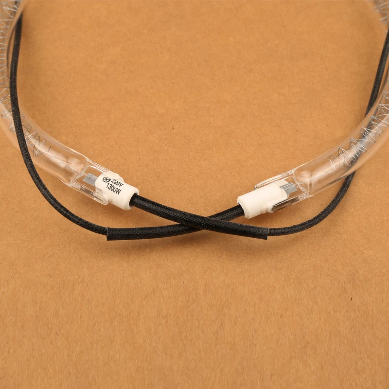 Вакуумная галогенная трубка 1300 Вт 220 В диаметр кольца 150 мм нагревательный