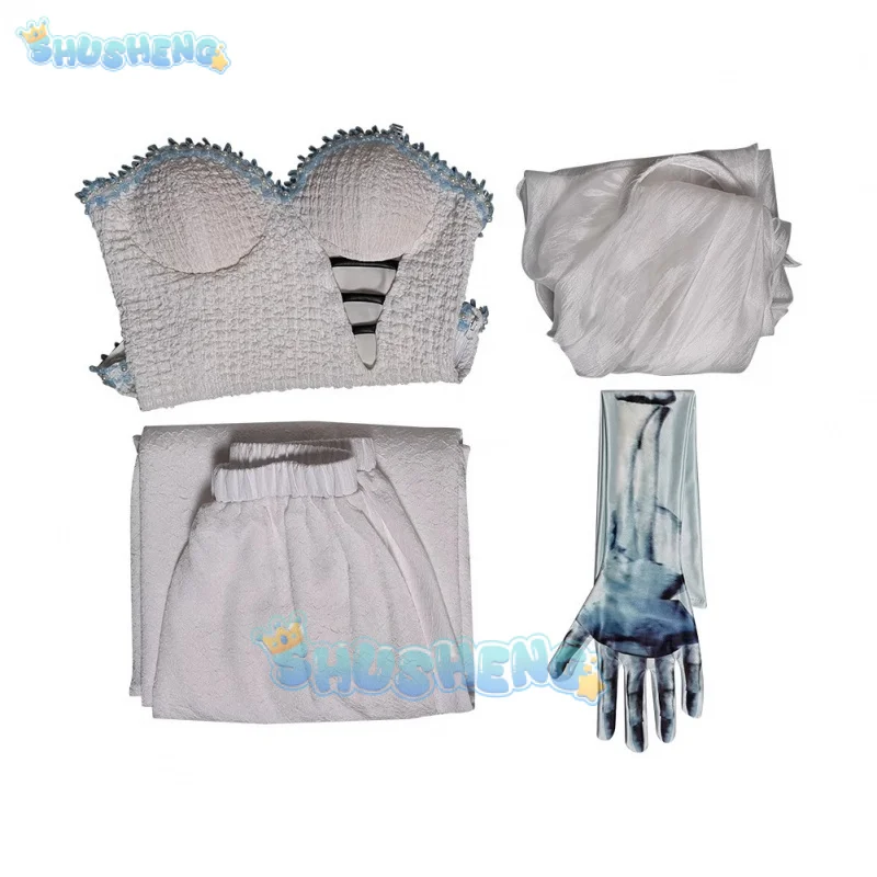 Эмили Косплей свадебная одежда фильм труп платье невесты Маскировка наряды