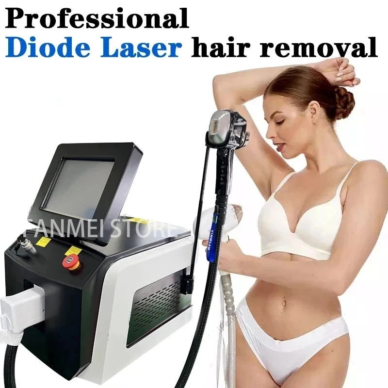 2022 Ice Platinum Alexandrite Laser 808nm Diode Laser 755 808 1064 Cire Epilation Definitive Portable Laser Hair Removal