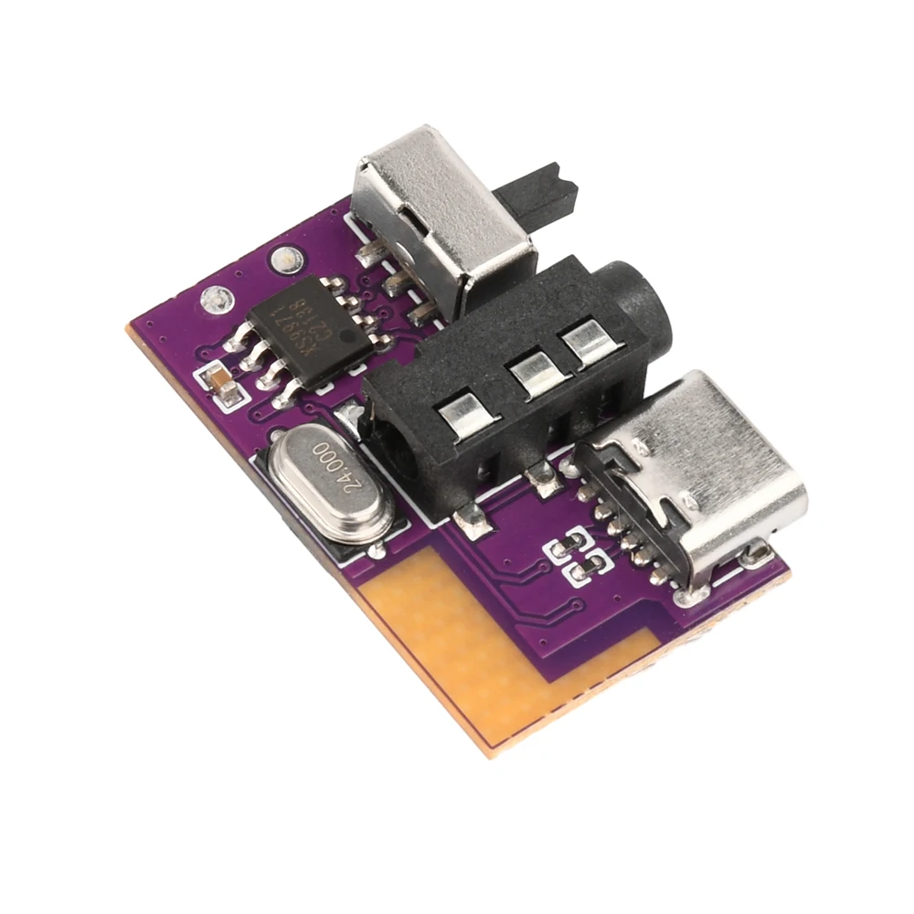 Фото DC3.5V-5V 5W Моно аудиоусилитель Плата декодирования Bluetooth поддерживает пару TWS TYPE-C №1