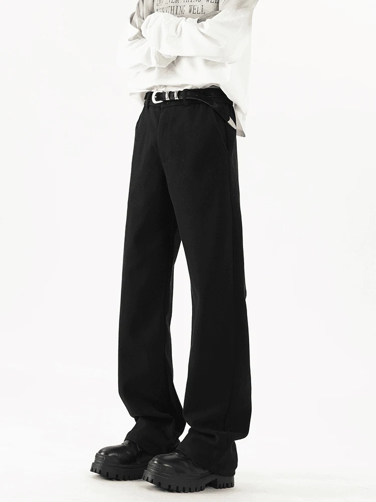 Черные брюки со звездным небом мужские осенние и зимние утолщенные Cleanfit