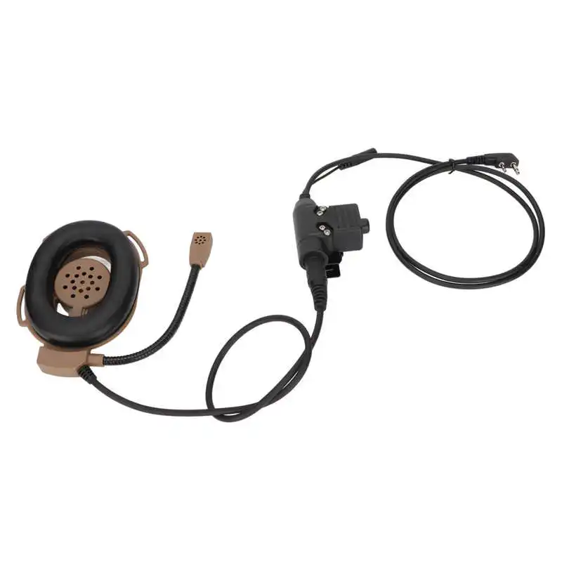 Military Helmet Headset Motorcycle Headphone with U94 PTT Finger Mic for V8 V80 V82