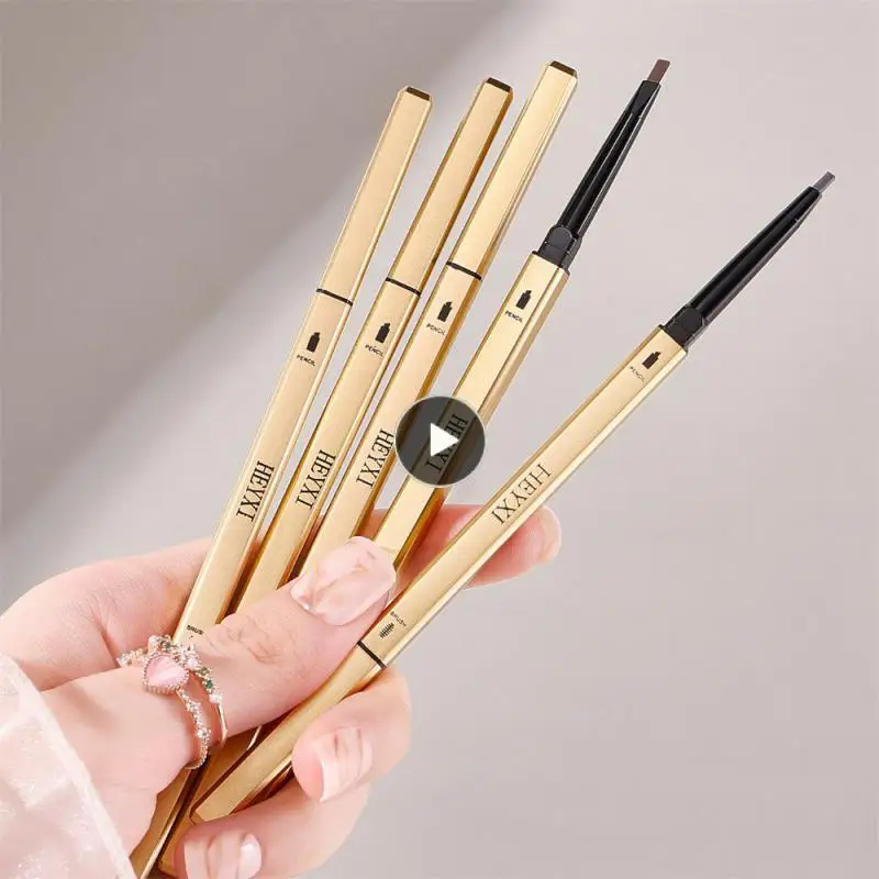 

Double-sided Eyebrow Pencil Eyebrow Pencil Black Brown Eyebrow Pencil With Brush Waterproof And Durable Lasting Paint Eyebrows