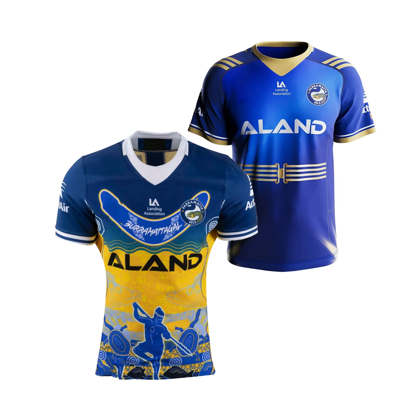 

2023 Parramatta Eels, мужская Реплика, Джерси для регби из Китая/анзак