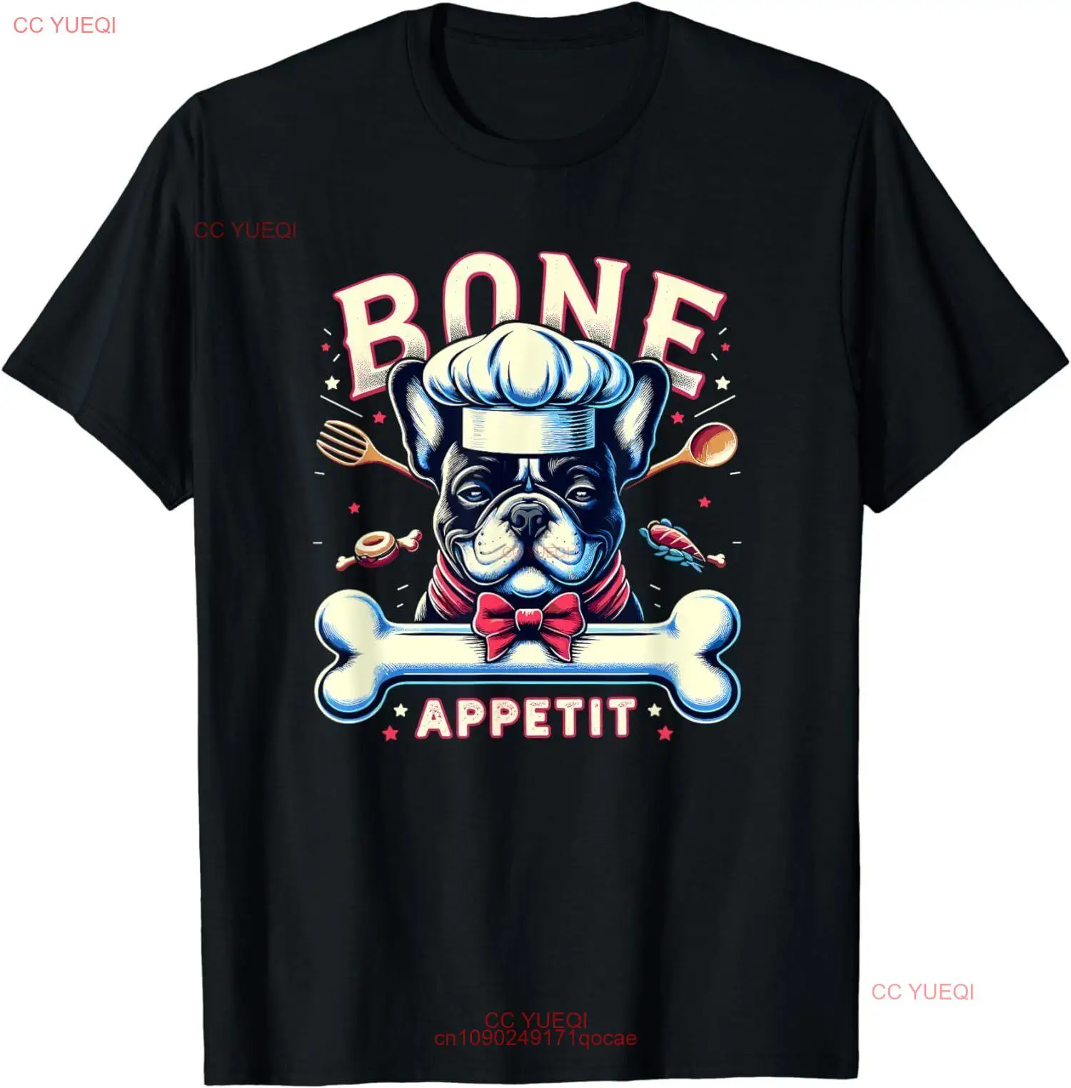 Новая ограниченная серия костей забавный Французский бульдог шеф-повар