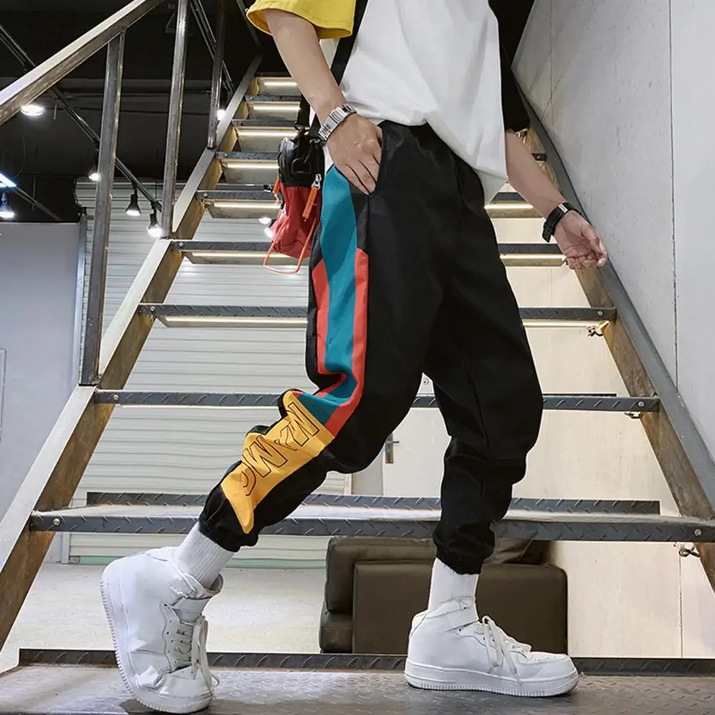 

Штаны мужские с эластичным поясом, тренировочные брюки для повседневной носки