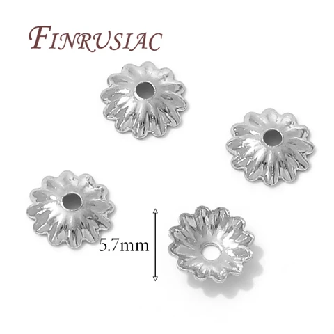 Позолоченные латунные бусины FINRUSIAC 5,7 мм 100 шт