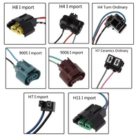 import h11 car halogen bulb socket power adapter plug connector wiring harness
