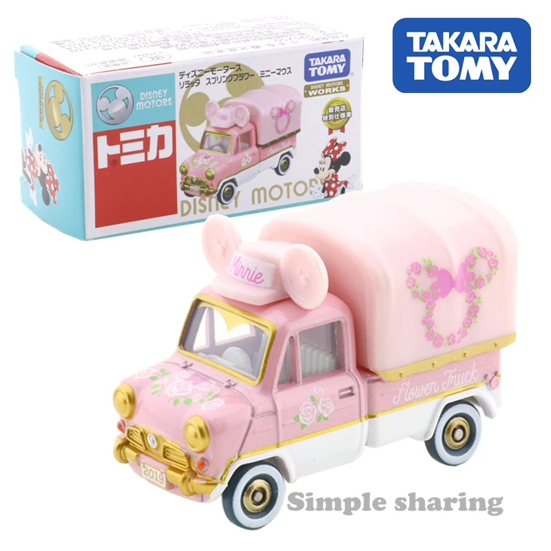 

Takara Tomy Tomica Disney Motors Soratta Spring Flower Minnie Car Hot Pop Kids Toys Vehicle Diecast Metal Model
