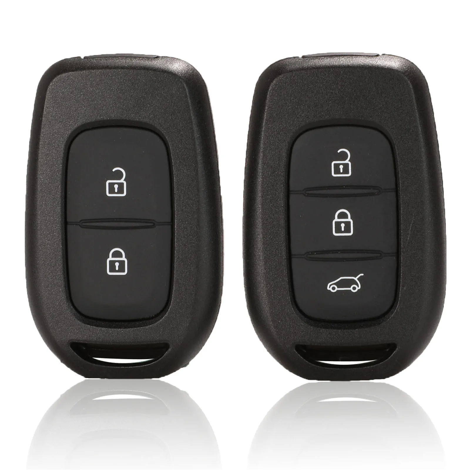 Дистанционный ключ Jingyuqin для Renault Duster Sandero Logan Clio Captur Laguna Scenic 2015-2016 дизайн Corpus с 2/3