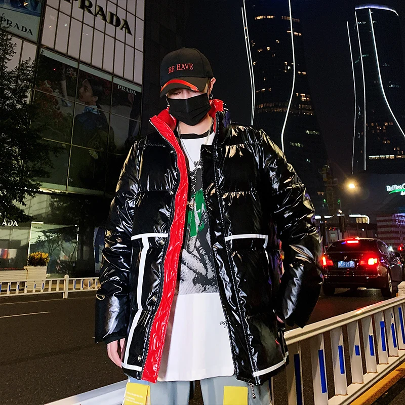 Down Coats Mens Winter Fashion Mens 90%Down Jackets And Coats Man Thick Parkas Warm Casual Outwear Bright Men's Winter Jacket