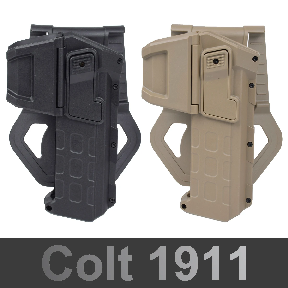 Фото Тактические кобуры для пистолета Colt old 1911, с X300, страйкбольным классическим и специальным фонариком для боевого оружия с поясной кобурой для пистолета №1
