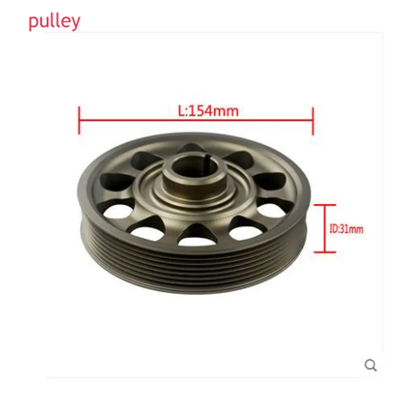 Запчасти шкивы. Шкив коленвала MJ f4r/Pulley-crankshaft.