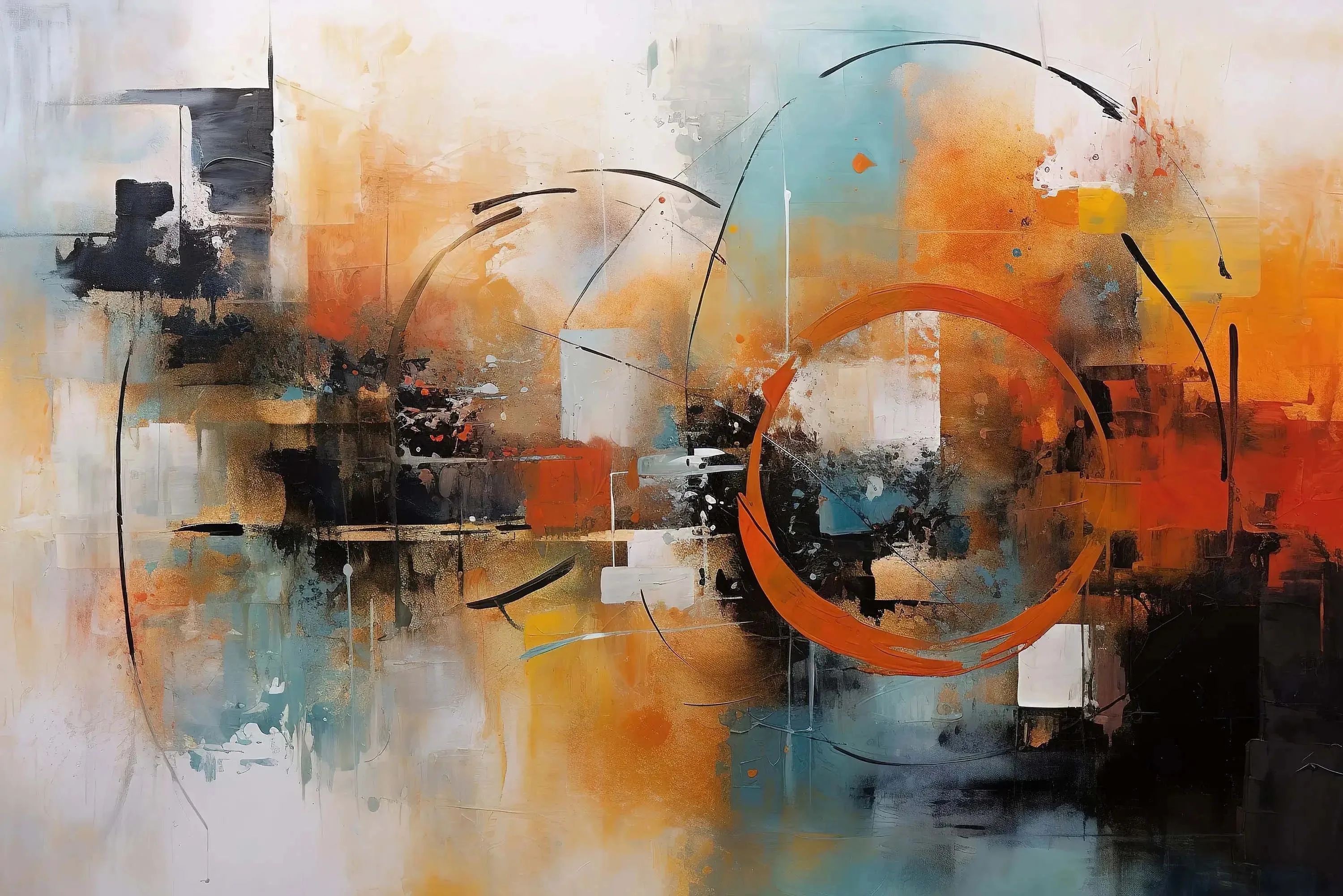 

Абстрактная картина на холсте