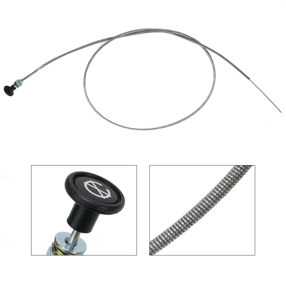 

High Quality Cable Gas Push Pull Lawn Mower Parts Push Pull Throttle Cable 50mm Stroke Replacement Accessories Replacement Part