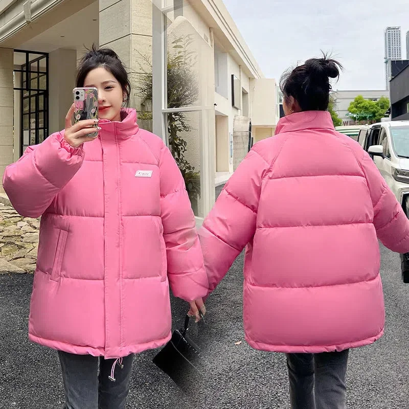 New Winter Women Short Parkas Jackets Casual Thick Warm Pattern Coat Female Winter Outwear Loose Jacket Parkas