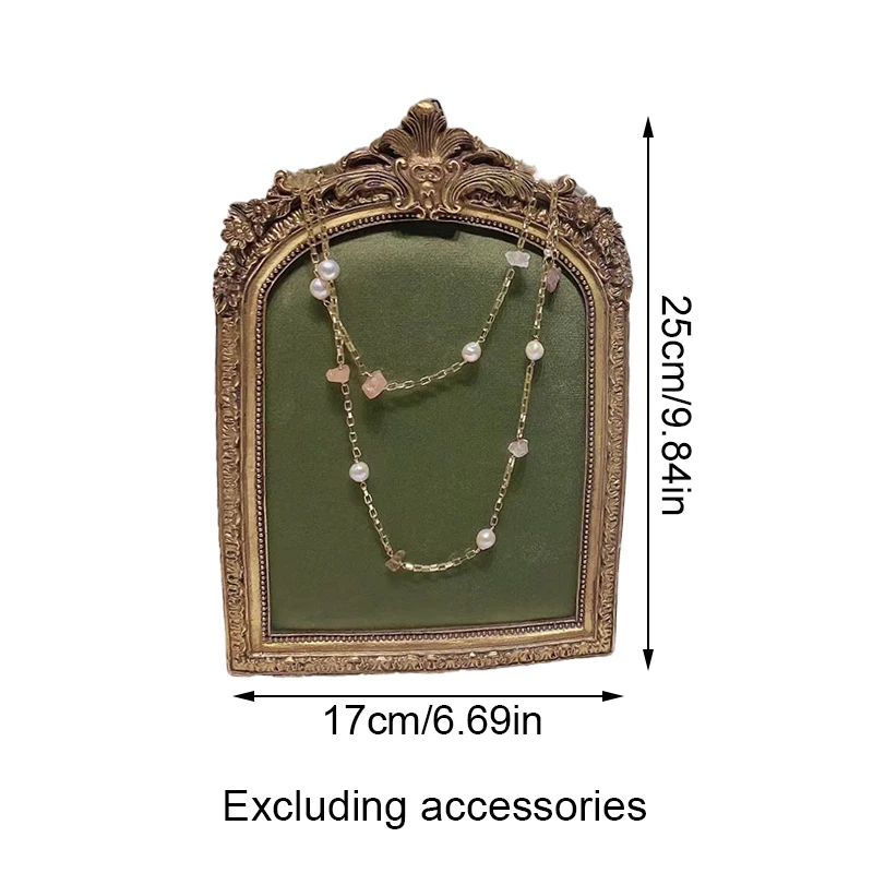 

Бархатная подставка для ювелирных изделий из смолы, ретро-держатель для сережек, винтажный держатель для хранения ювелирных изделий, реквизит для хранения ювелирных изделий для дома