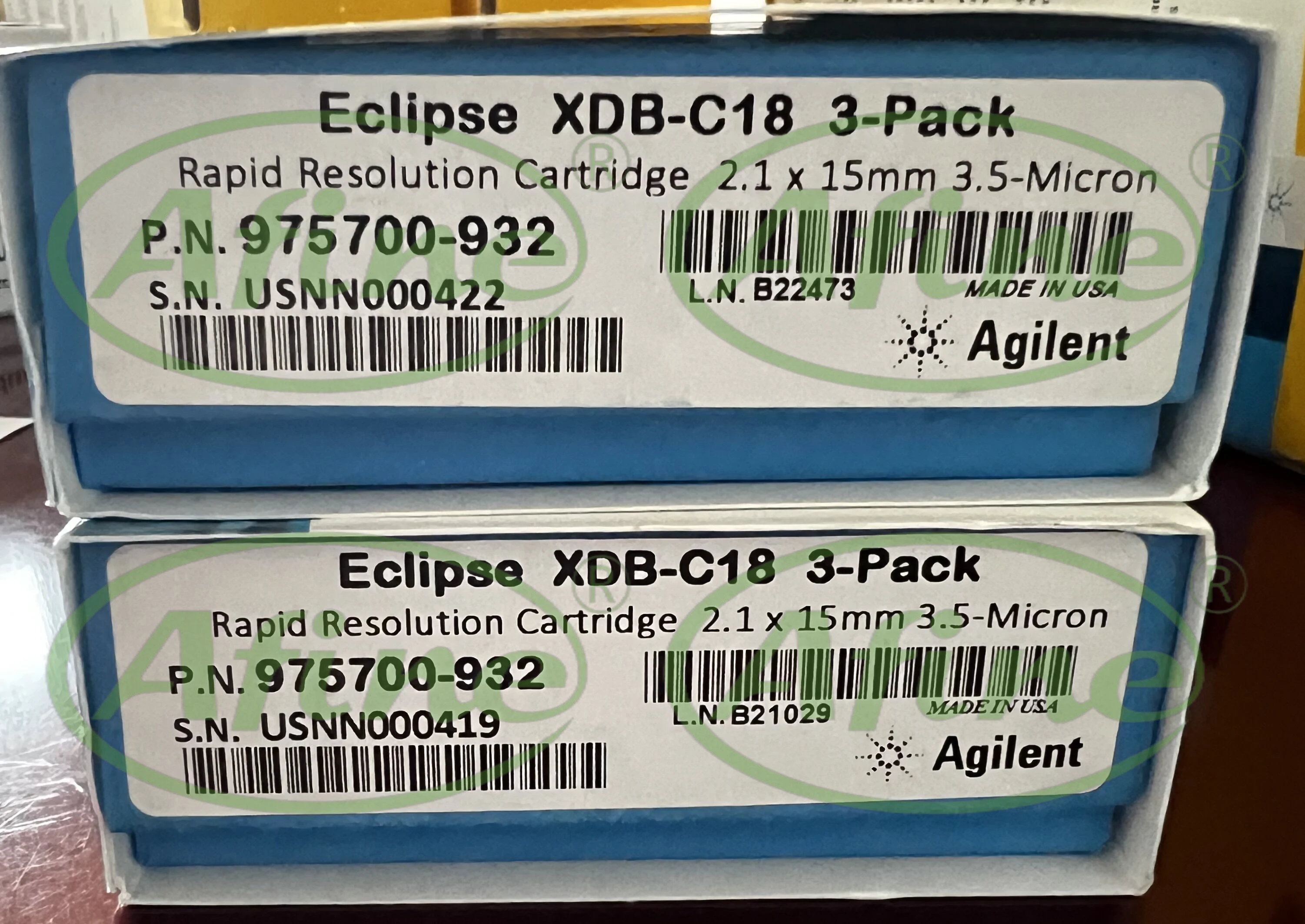 AFINE Agilent 975700 -932 ZORBAX RR Eclipse XDB-C18 3 5 мкм 2 1 x 15 мм картридж (RR) шт.