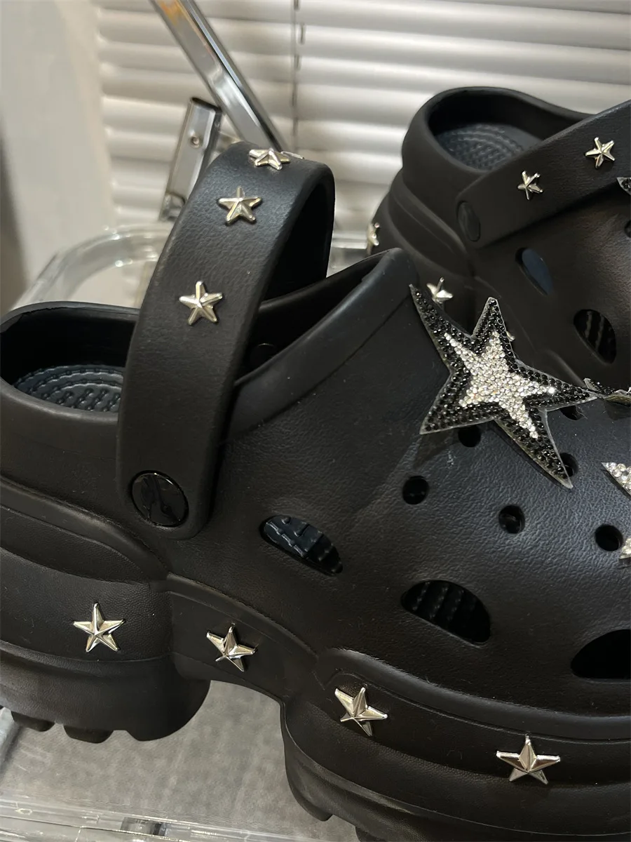 Женские летние сандалии на высоком каблуке 10 см