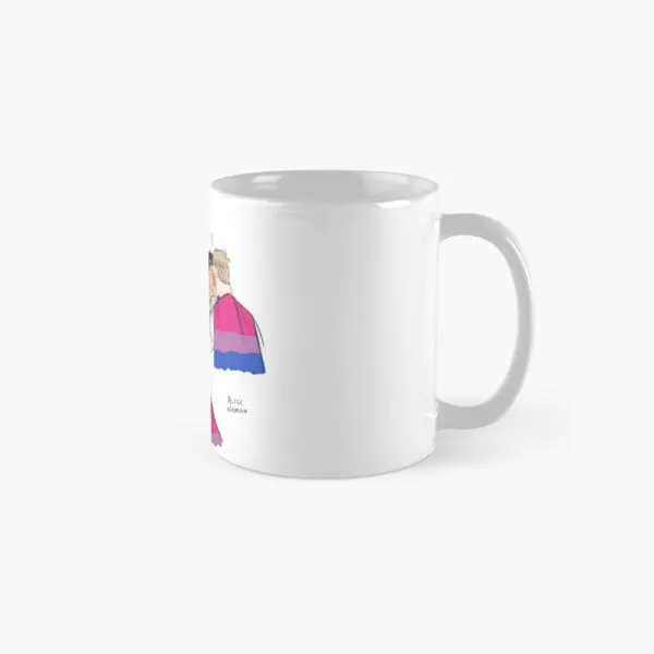 

Nick And Charlie Happy Pride Classic Mug Coffee Cup Gifts Design Tea Picture Photo Simple Image Printed Drinkware Handle Round