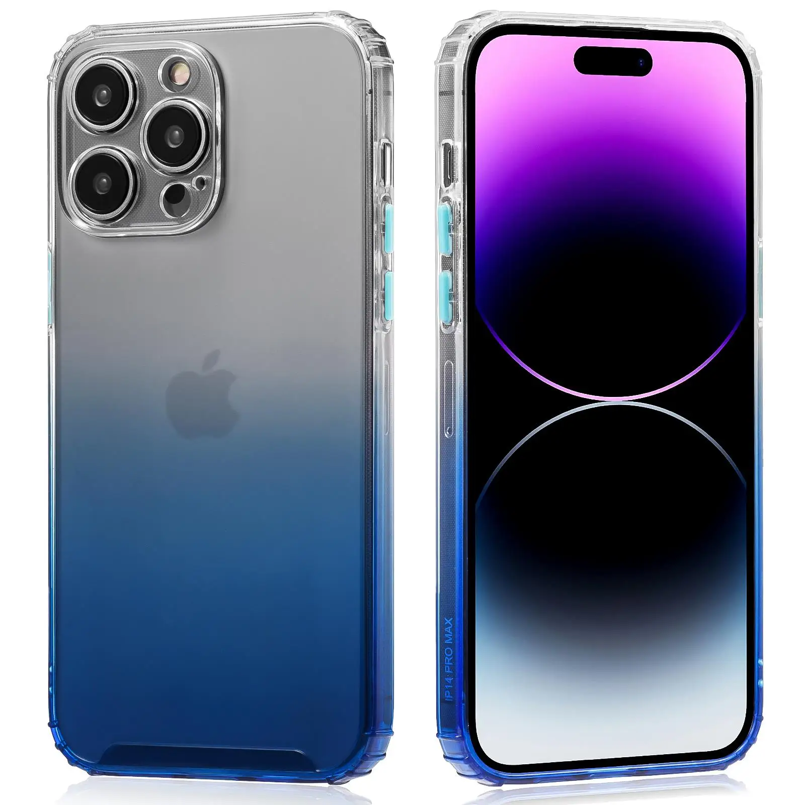 

Gradient Colour Glitter Phone Case For Apple iPhone 14 13 12 Pro Max Plus Magnetic Clear Fashion Phone Cover