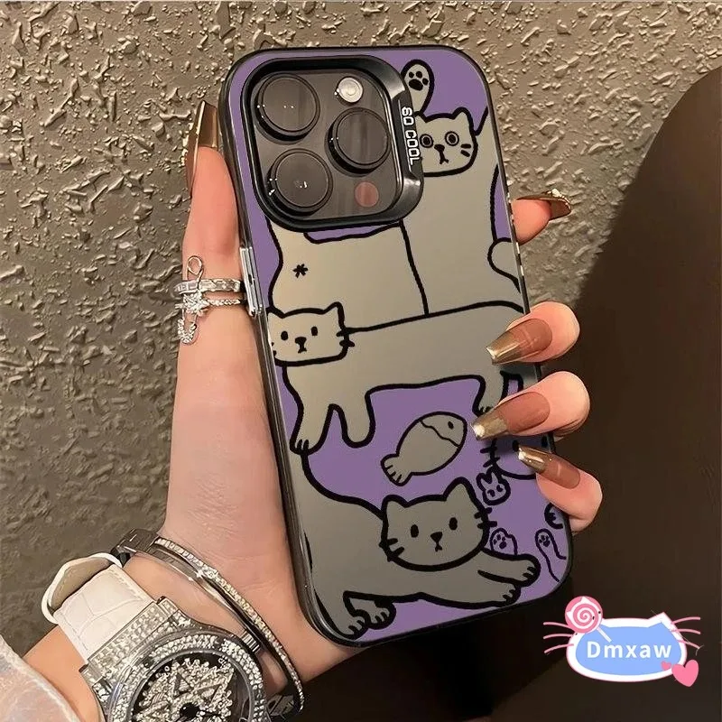 Фото Чехол для телефона с изображением кота в стиле граффити для Vivo X200 Pro Mini X200S X100 Ultra X100S X90 X80 X60 Pro X70T X60T T4X T3X T3 Lite, мягкий чехол №1